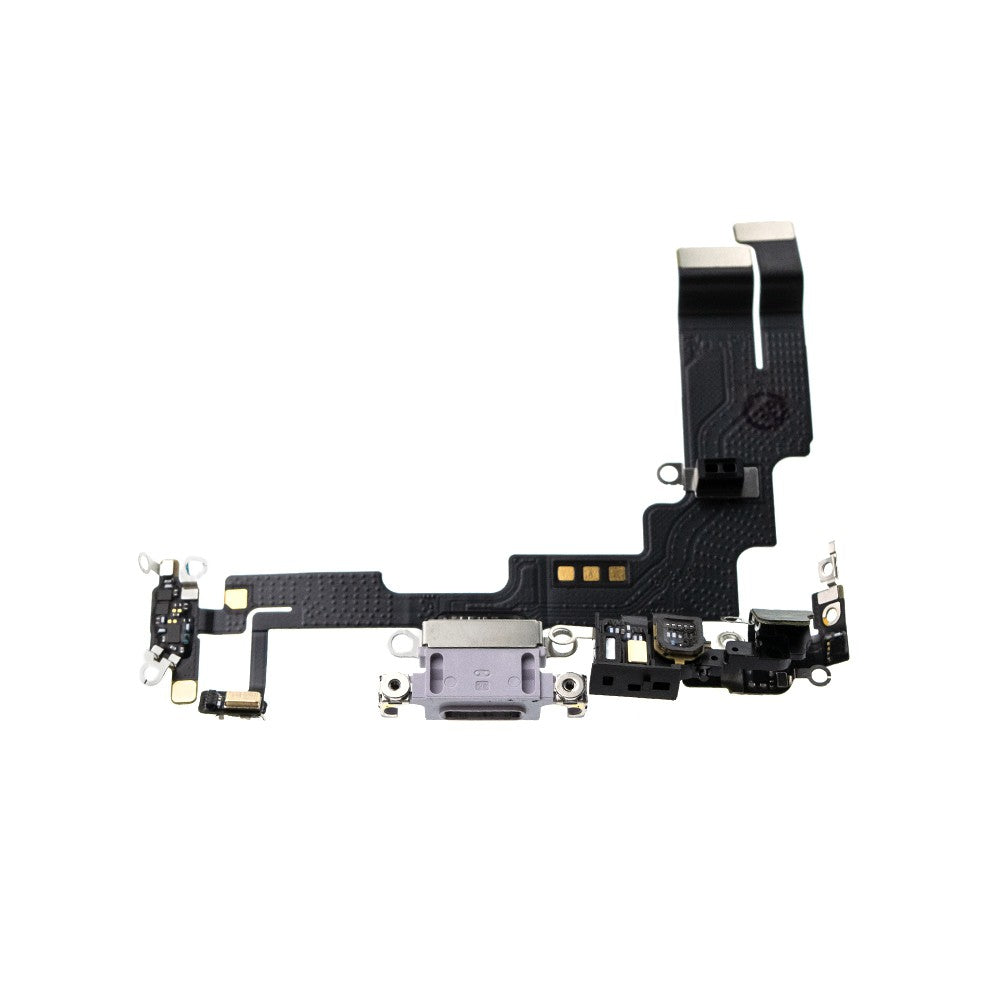 Charging Port for iPhone 14 (Purple)-Purple Charging Port for iPhone 14 (Purple)-Purple